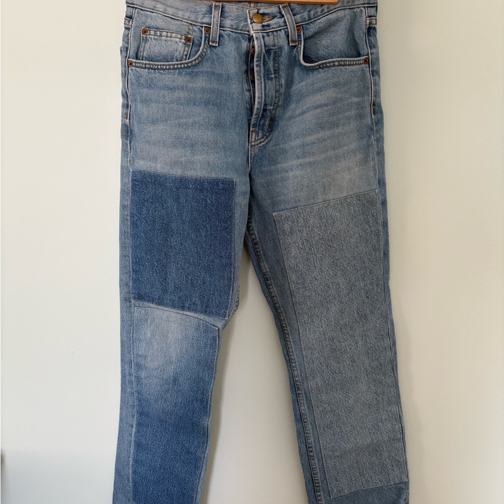 B Sides Patchwork Jeans